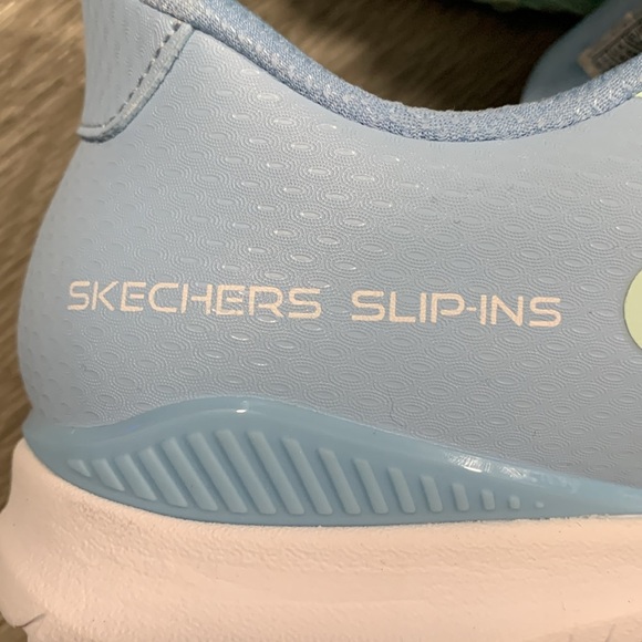 Skechers Slip-ins: GO GOLF Flight Heel Pillow Ultra Lightweight Lt. Blue sz 8.5 - Picture 10 of 13